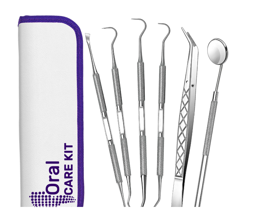 Teeth Cleaning Plaque Removal Kit, Oral Care for Personal Use 6Pcs