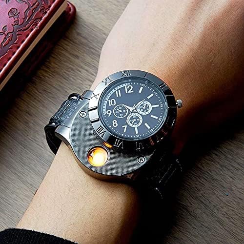 New Military USB Lighter Men's Watch