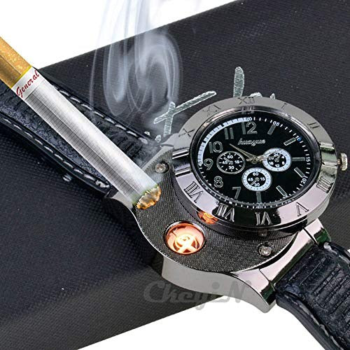 New Military USB Lighter Men's Watch