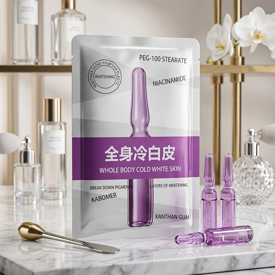 OMENFEE Whitening Body Milk Whole Body Cold White Skin Body Care Cream Niacinamide Body Milk Film